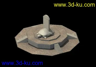 3D打印模型龟形墓碑的图片