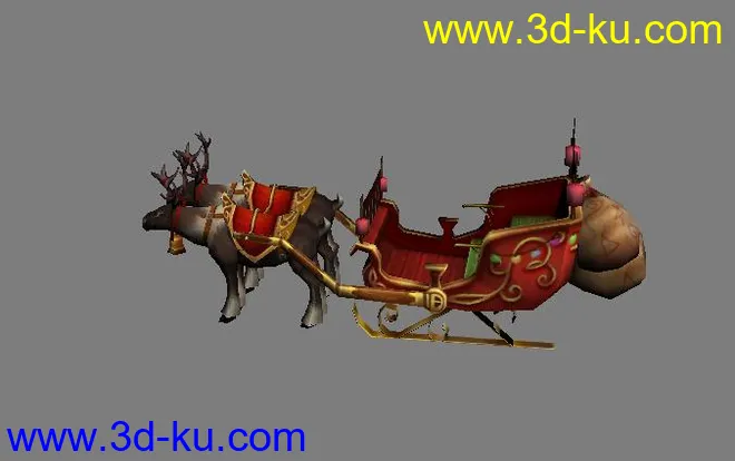 发个圣诞老人的坐骑,祝大家圣诞快乐!!!模型的图片2