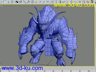 3D打印模型我的第三个原创多多支持啊！全展好UV待画贴图！的图片