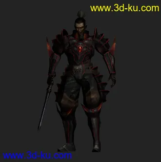 3D打印模型鬼武者3 左马介+信长[MAX8.0测试通过]的图片