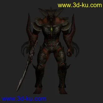 3D打印模型鬼武者3 左马介+信长[MAX8.0测试通过]的图片