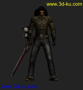 3D打印模型鬼武者3 左马介+信长[MAX8.0测试通过]的图片