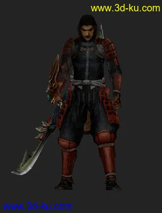 3D打印模型鬼武者3 左马介+信长[MAX8.0测试通过]的图片