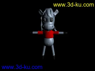 3D打印模型卡通小马的图片