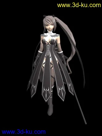 3D打印模型這裡沒有的日系美少女(3ds)的图片