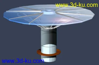 室外建筑模型---亭子的图片