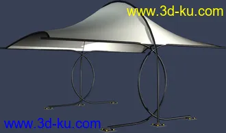 室外建筑模型---亭子的图片