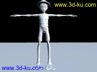 3D打印模型海贼王里的路飞~~喜欢的莱看看吧的图片