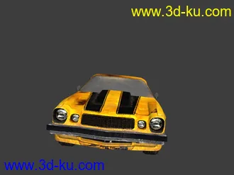 3D打印模型变形金刚大黄蜂高模+低模变形动画+骨骼和贴图的图片