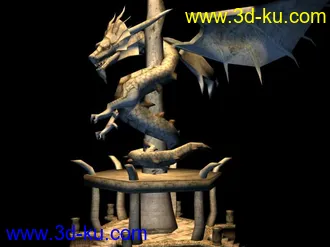 3D打印模型盘龙祭坛（低模）的图片