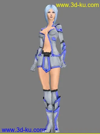 3D打印模型人类女魔法师（MAX8 格式+贴图）的图片