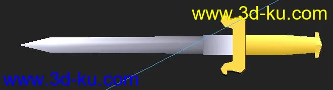 自己做的剑，无贴图模型的图片1