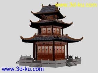 3D打印模型古塔一个的图片