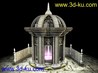 3D打印模型一个亭子的图片