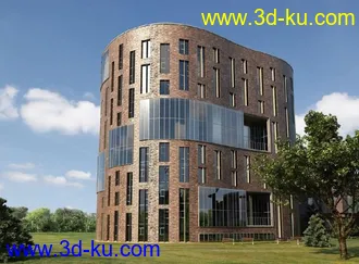 3D打印模型现代建筑的图片