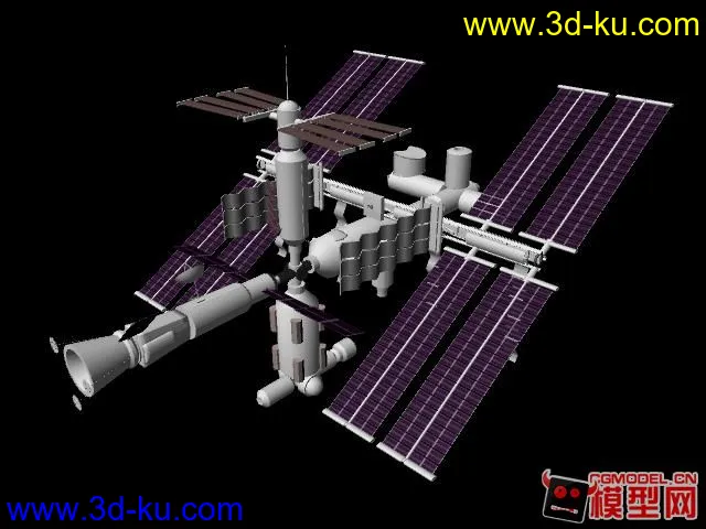 刚出炉的空间站,大家不要嫌弃模型的图片1