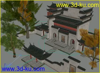 3D打印模型按游戏场景制作的屏保的图片