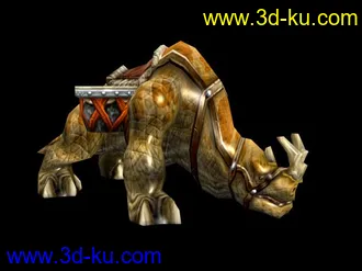 游戏中的  犀牛  模型 ( MAX)的图片
