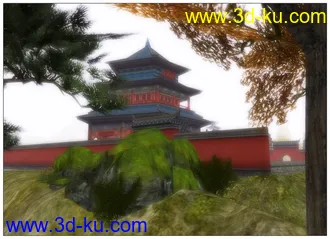 3D打印模型佛门不再清静——天音寺全景的图片