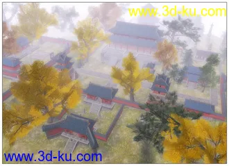 3D打印模型佛门不再清静——天音寺全景的图片