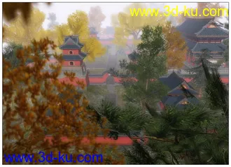 3D打印模型佛门不再清静——天音寺全景的图片