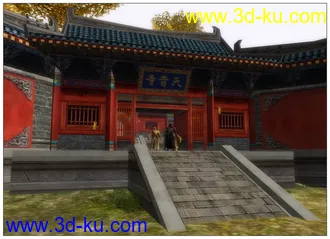 3D打印模型佛门不再清静——天音寺全景的图片