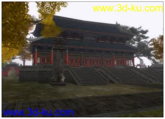 3D打印模型佛门不再清静——天音寺全景的图片