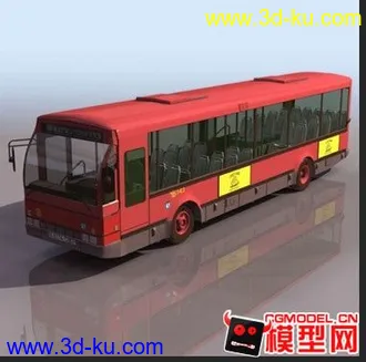 3D打印模型客车　低模的图片