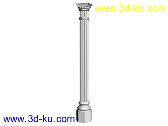 3D打印模型全套欧式罗马柱的图片