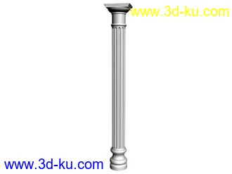 3D打印模型全套欧式罗马柱的图片