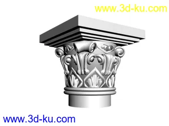 3D打印模型全套欧式罗马柱的图片