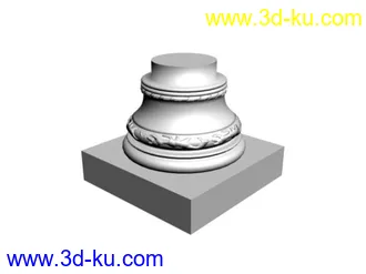 3D打印模型全套欧式罗马柱的图片