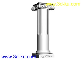 3D打印模型全套欧式罗马柱的图片