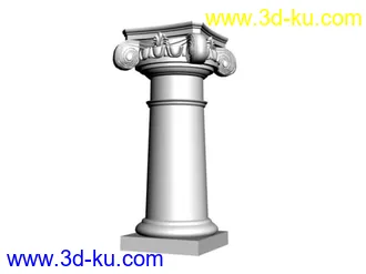3D打印模型全套欧式罗马柱的图片