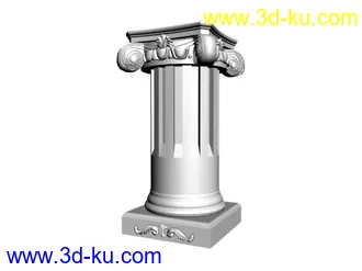 3D打印模型全套欧式罗马柱的图片