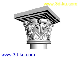 3D打印模型全套欧式罗马柱的图片
