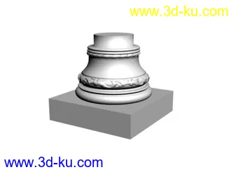 3D打印模型全套欧式罗马柱的图片