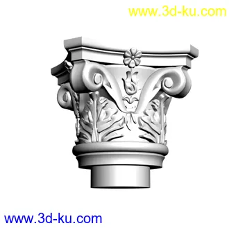 3D打印模型全套欧式罗马柱的图片