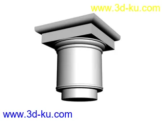 3D打印模型全套欧式罗马柱的图片