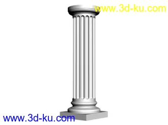 3D打印模型全套欧式罗马柱的图片