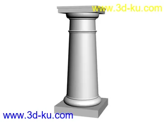 3D打印模型全套欧式罗马柱的图片