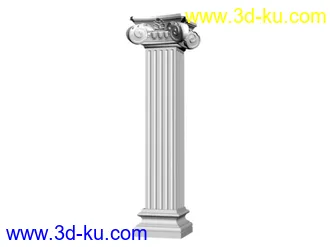 3D打印模型全套欧式罗马柱的图片