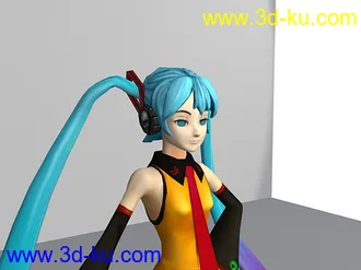 3D打印模型女孩~(原創)的图片