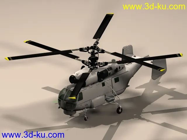KA-27双螺旋桨直升机模型的图片1