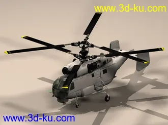 3D打印模型KA-27双螺旋桨直升机的图片