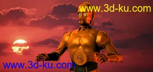 3D打印模型C3PO - 星战 Robot的图片
