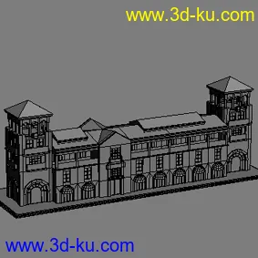 3D打印模型欧式建筑，超经典！的图片