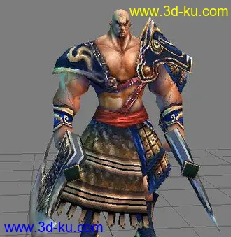 3D打印模型一个游戏里的人物，别人给的的图片