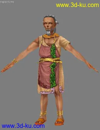 3D打印模型一个游戏里的人物，别人给的的图片