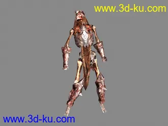 3D打印模型SUN- 骷髏士兵(Max9+貼圖)的图片